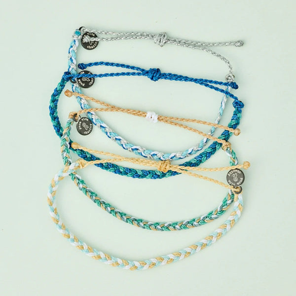 Puravida Calm Shores Mini Braided Bracelet