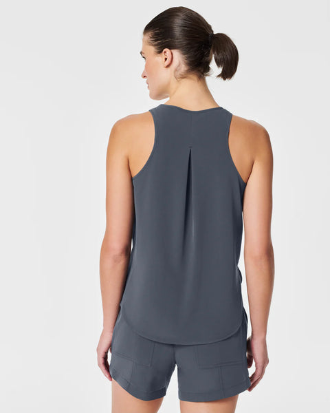 Spanx On the Move Curved Hem Tank