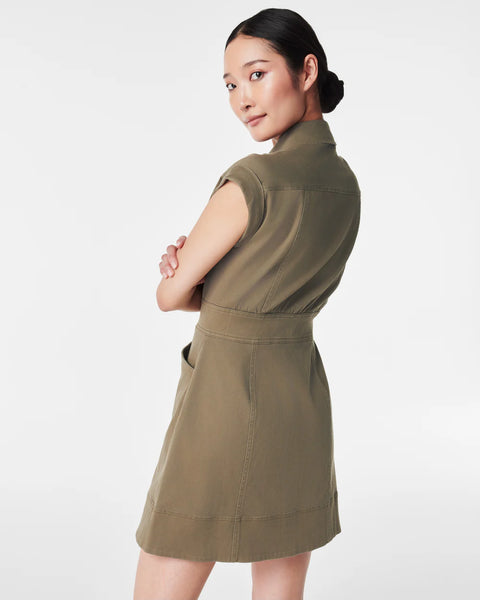 Spanx Stretch Twill Utility Dress