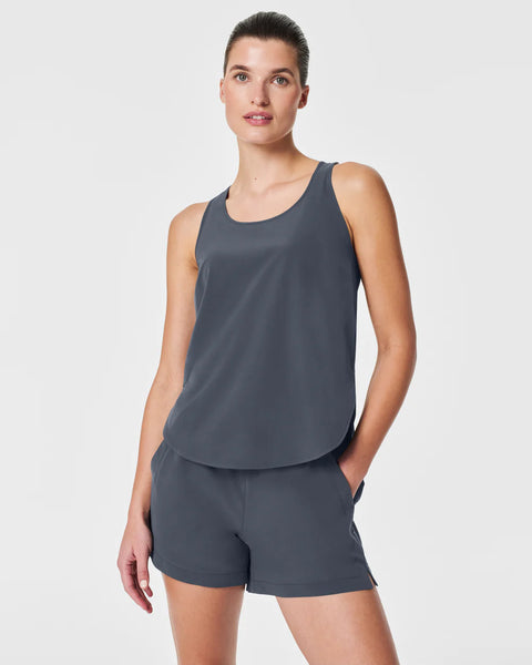 Spanx On the Move Curved Hem Tank