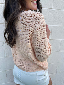 Sunset Cropped Knit