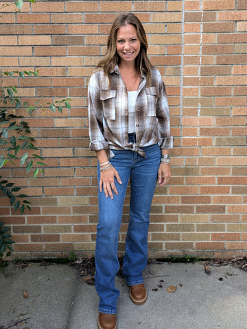 Chestnut Plaid Shirt