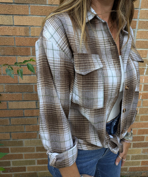 Chestnut Plaid Shirt